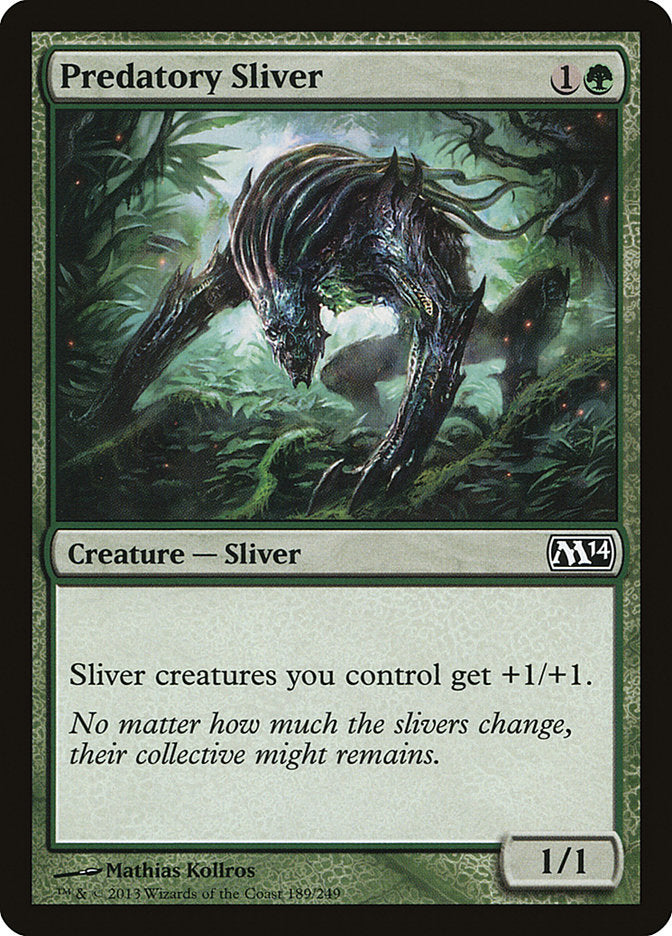 Predatory Sliver [Magic 2014] | Grognard Games