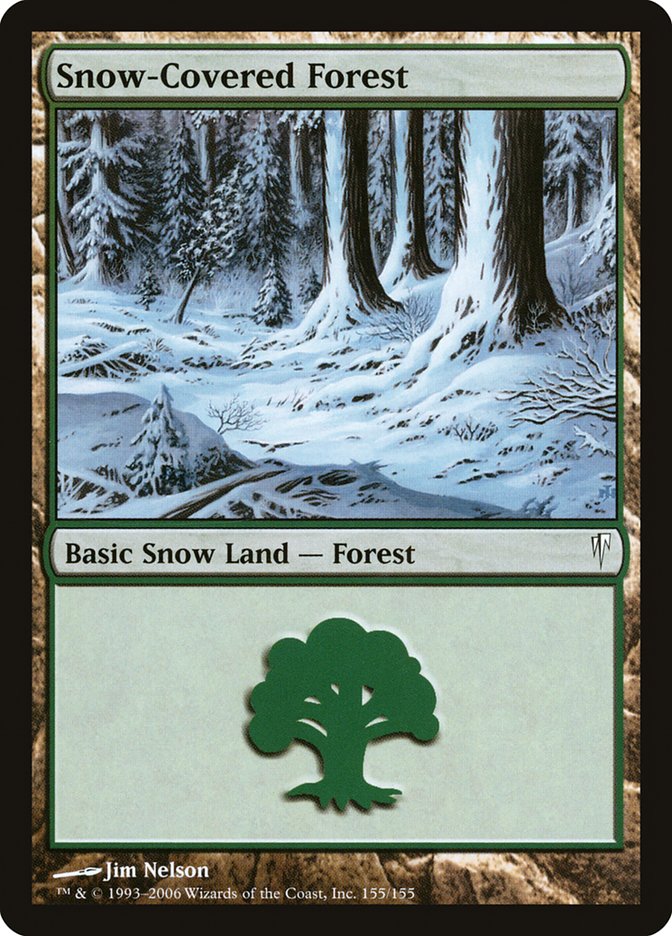 Snow-Covered Forest [Coldsnap] | Grognard Games