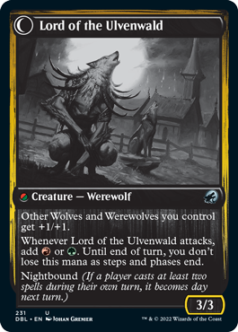 Kessig Naturalist // Lord of the Ulvenwald [Innistrad: Double Feature] | Grognard Games