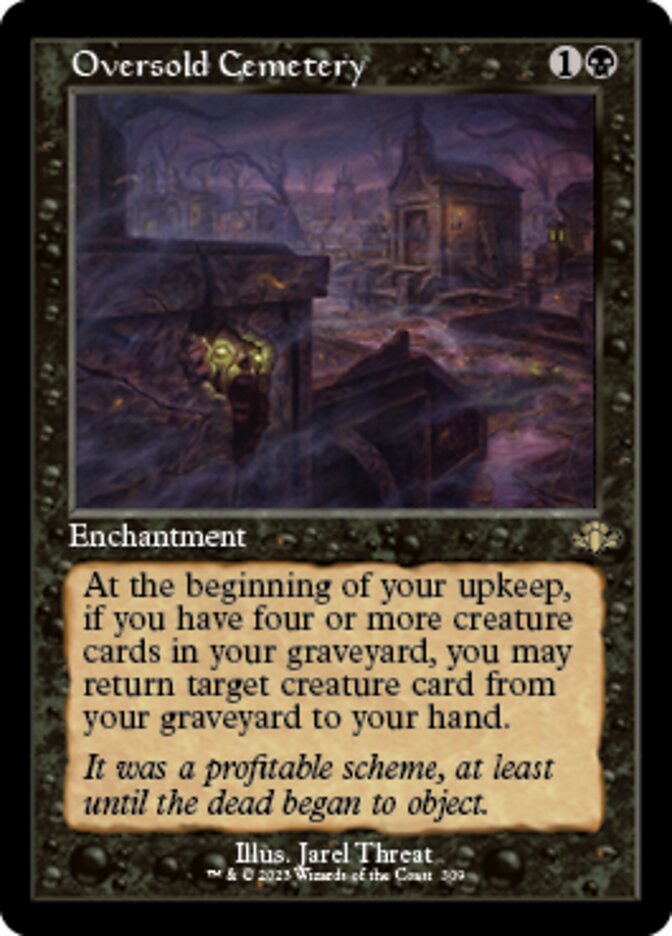 Oversold Cemetery (Retro) [Dominaria Remastered] | Grognard Games