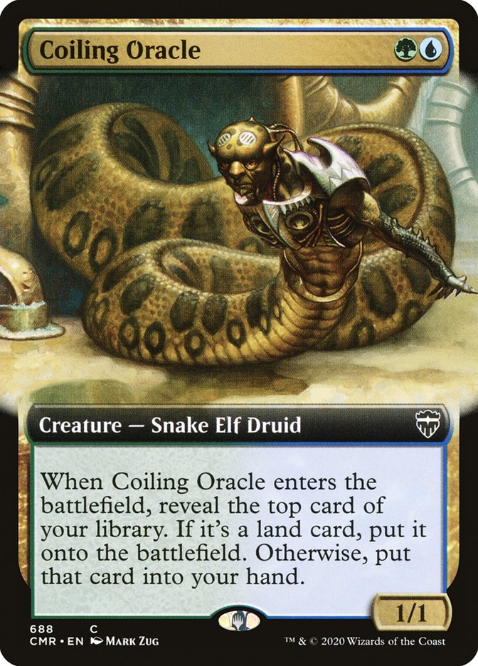 Coiling Oracle (Extended) [Commander Legends] | Grognard Games