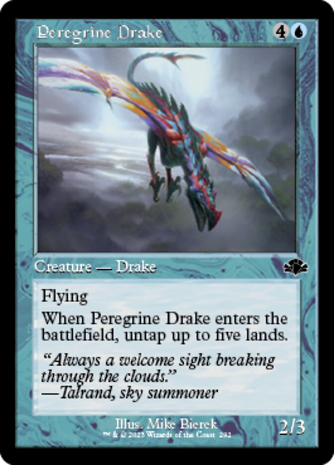 Peregrine Drake (Retro) [Dominaria Remastered] | Grognard Games