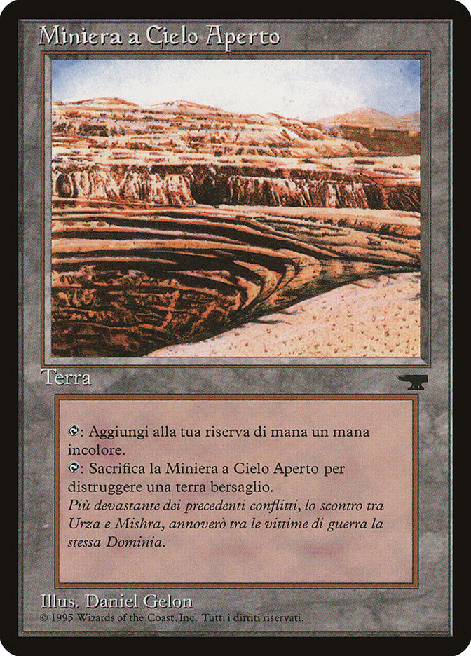 Strip Mine (Italian) - "Miniera a Cielo Aperto" [Rinascimento] | Grognard Games
