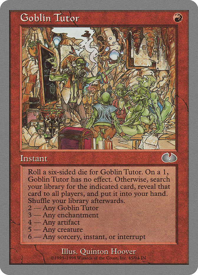 Goblin Tutor [Unglued] | Grognard Games