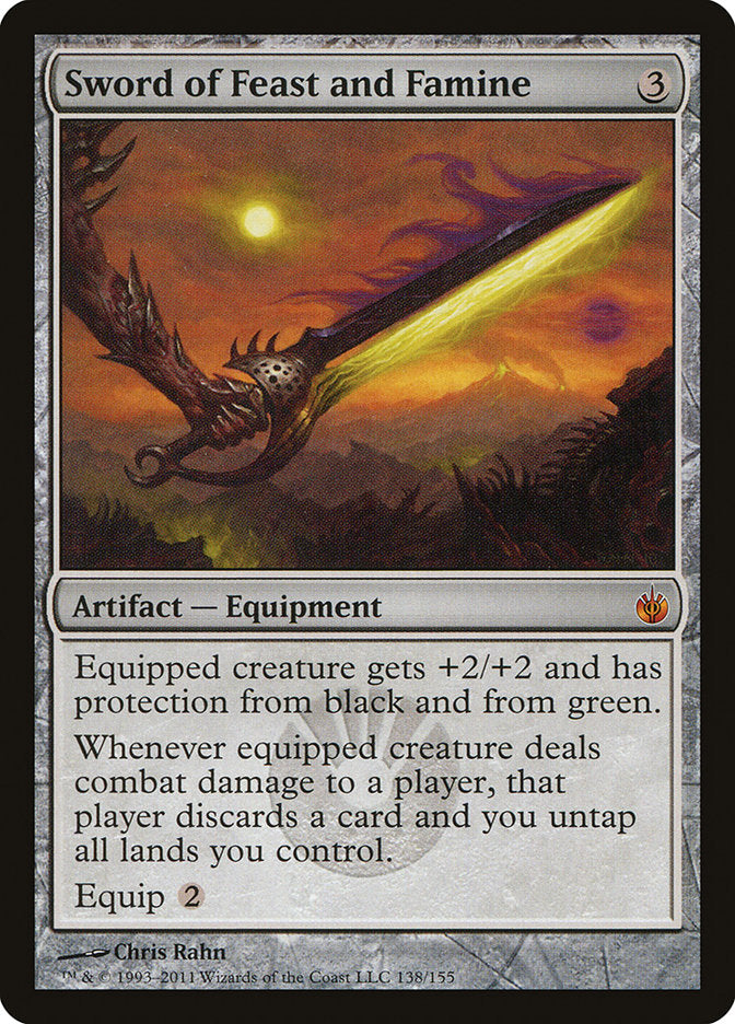 Sword of Feast and Famine [Mirrodin Besieged] | Grognard Games