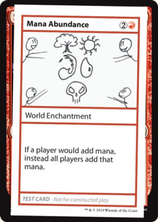 Mana Abundance (2021 Edition) [Mystery Booster Playtest Cards] | Grognard Games