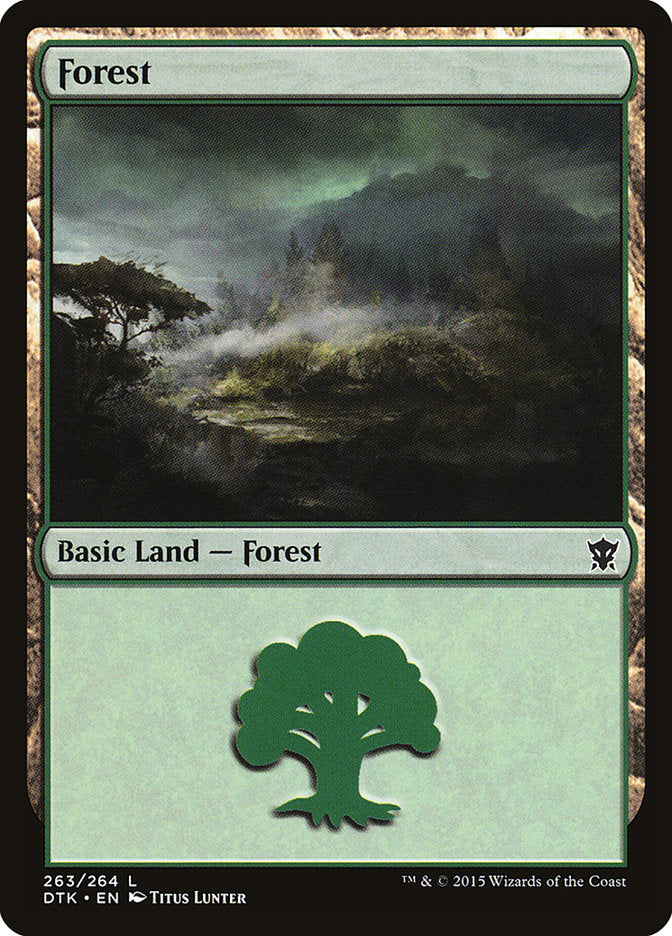 Forest (263) [Dragons of Tarkir] | Grognard Games