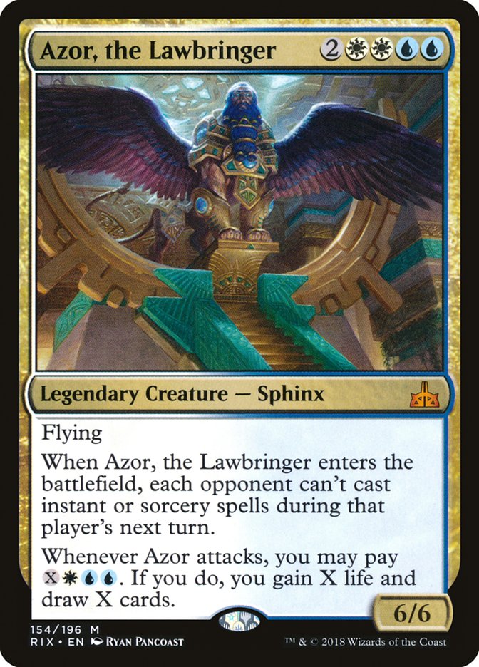 Azor, the Lawbringer [Rivals of Ixalan] | Grognard Games