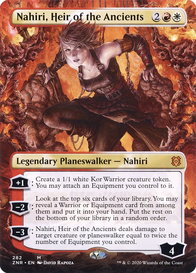 Nahiri, Heir of the Ancients (Borderless) [Zendikar Rising] | Grognard Games