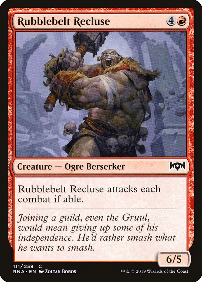 Rubblebelt Recluse [Ravnica Allegiance] | Grognard Games