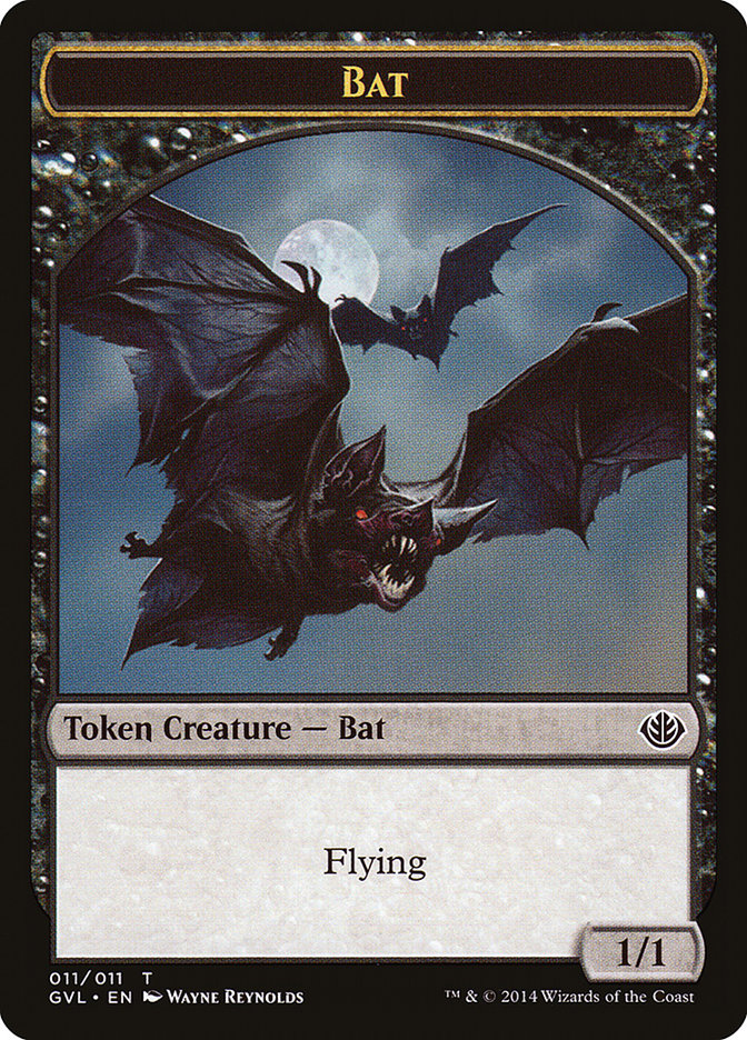 Bat Token (Garruk vs. Liliana) [Duel Decks Anthology Tokens] | Grognard Games