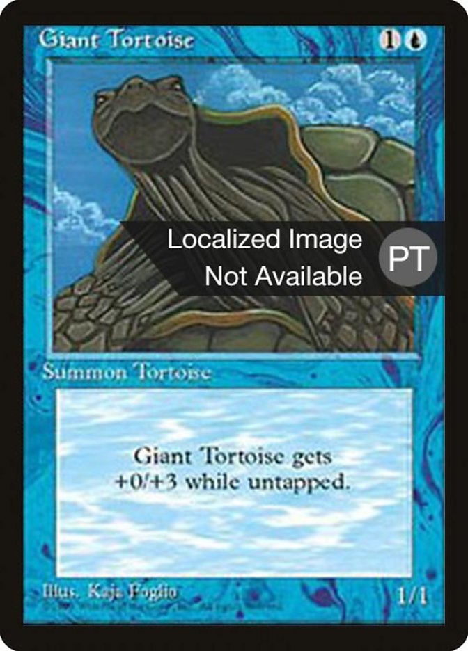 Giant Tortoise [Fourth Edition (Foreign Black Border)] | Grognard Games