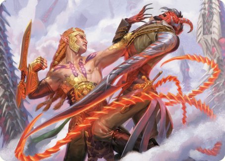 Tyvar's Stand Art Card [Phyrexia: All Will Be One Art Series] | Grognard Games