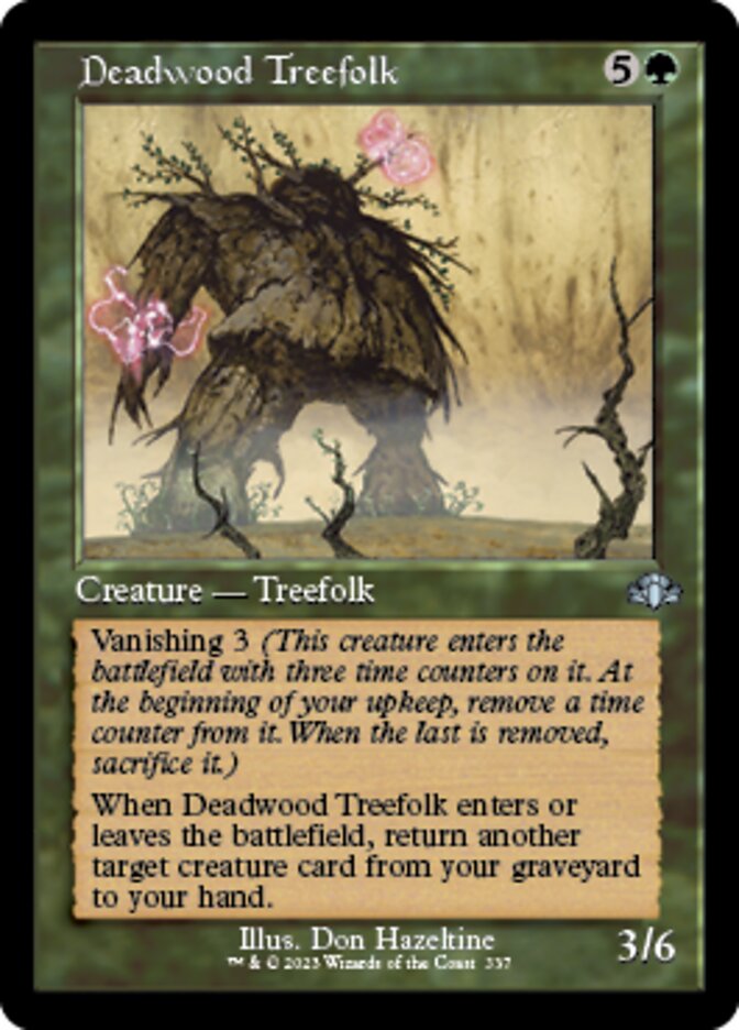 Deadwood Treefolk (Retro) [Dominaria Remastered] | Grognard Games