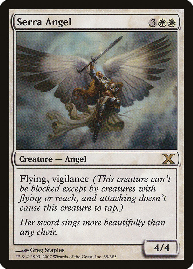 Serra Angel [Tenth Edition] | Grognard Games