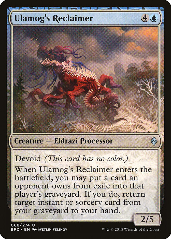 Ulamog's Reclaimer [Battle for Zendikar] | Grognard Games
