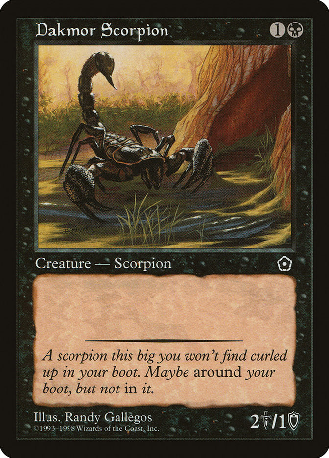Dakmor Scorpion [Portal Second Age] | Grognard Games
