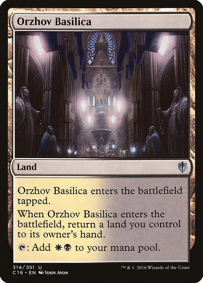 Orzhov Basilica [Commander 2016] | Grognard Games