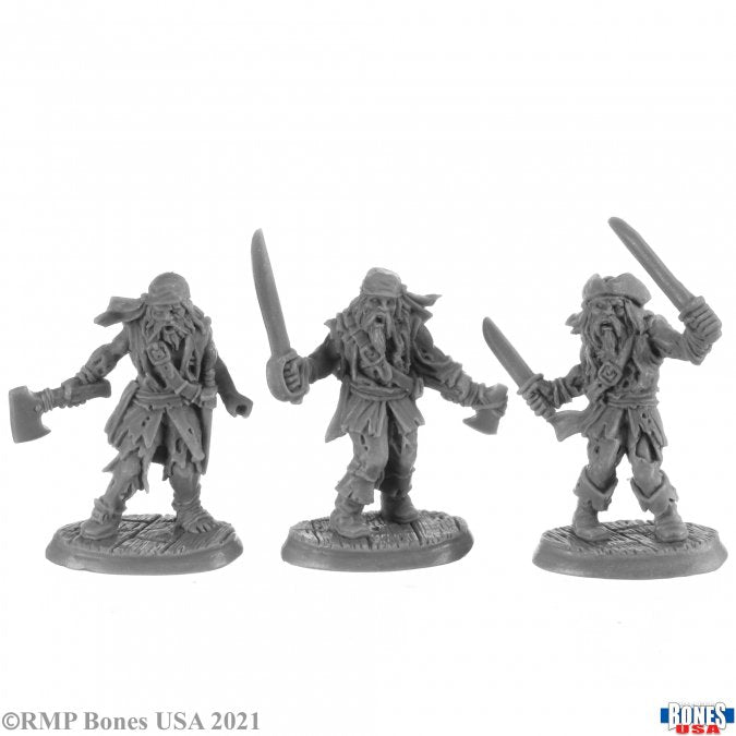 Bones 30040 Reaper Bone Zombie Pirates | Grognard Games