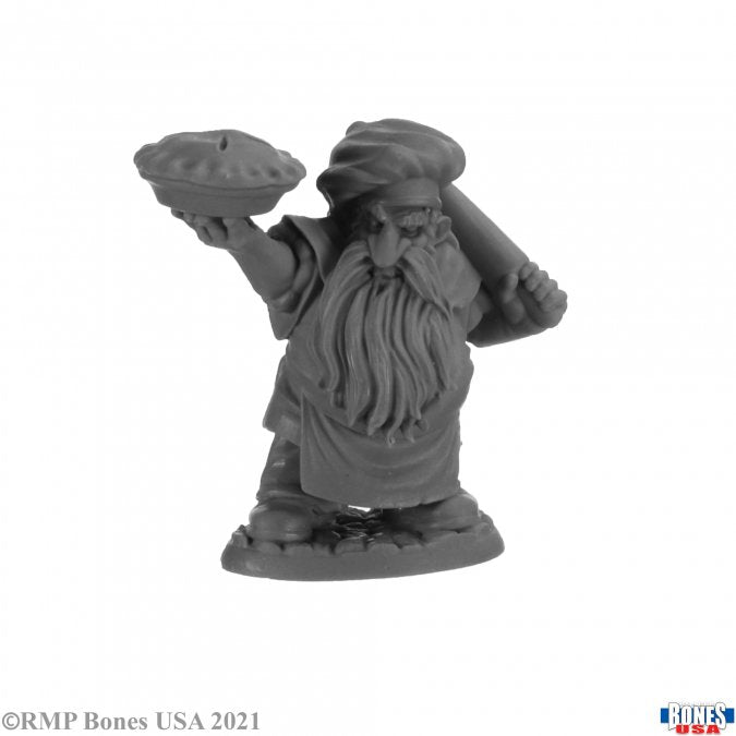 Bones Black 44121 Tub, Dwarf Baker | Grognard Games