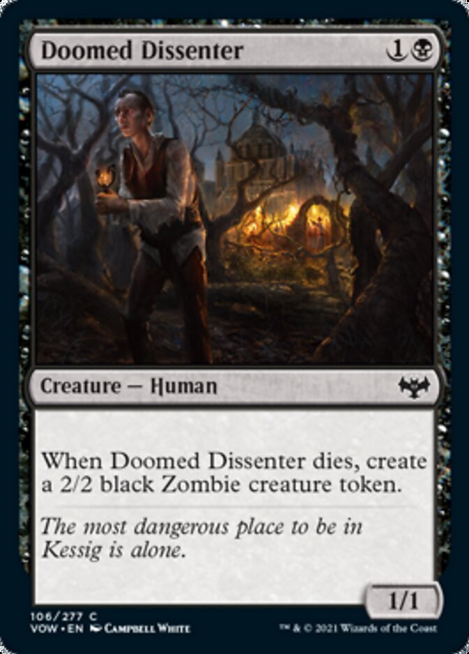 Doomed Dissenter [Innistrad: Crimson Vow] | Grognard Games