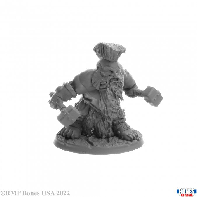 Bones 30089 Dorn Ironspike, Dwarf Warrior | Grognard Games