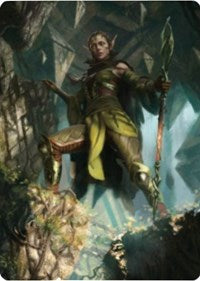 Nissa of Shadowed Boughs 1 Art Card [Zendikar Rising Art Series] | Grognard Games