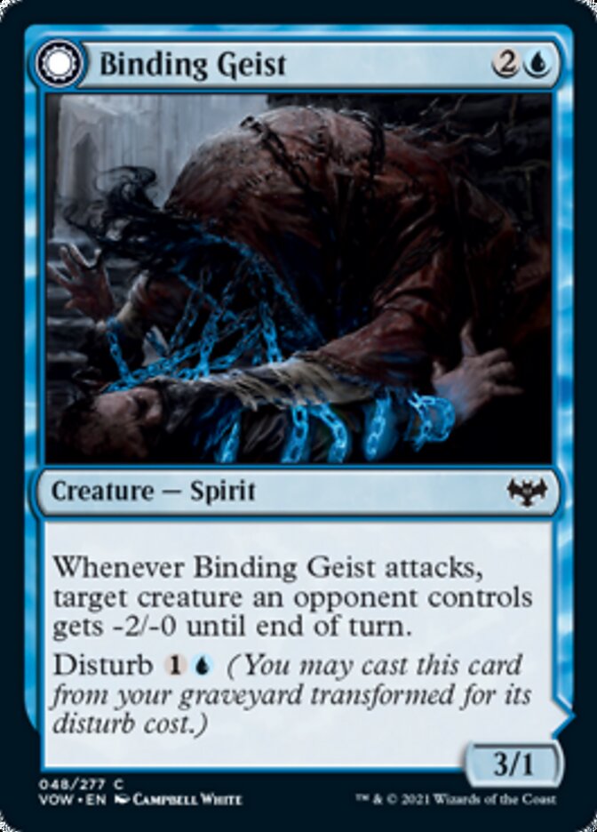 Binding Geist // Spectral Binding [Innistrad: Crimson Vow] | Grognard Games