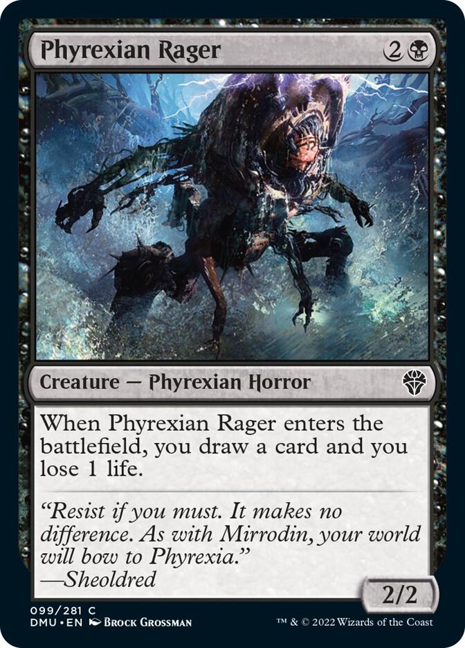 Phyrexian Rager [Dominaria United] | Grognard Games