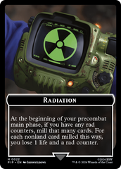 Radiation // Copy Double-Sided Token [Fallout Tokens] | Grognard Games