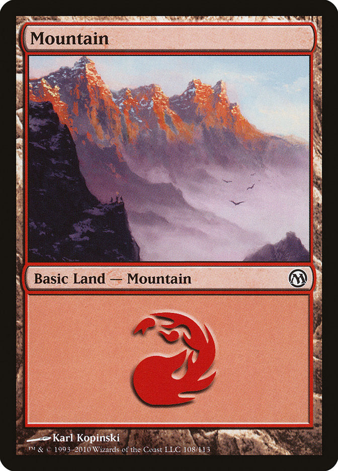 Mountain (108) [Duels of the Planeswalkers] | Grognard Games