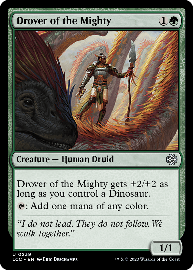 Drover of the Mighty [The Lost Caverns of Ixalan Commander] | Grognard Games