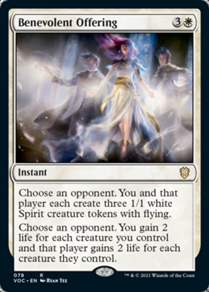 Benevolent Offering [Innistrad: Crimson Vow Commander] | Grognard Games