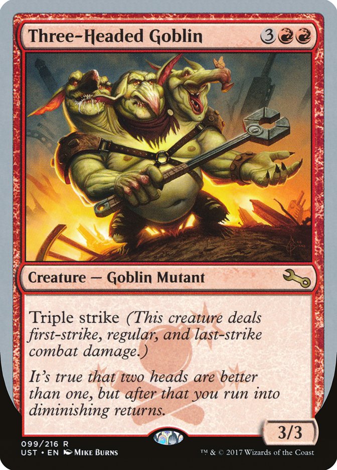 Three-Headed Goblin [Unstable] | Grognard Games
