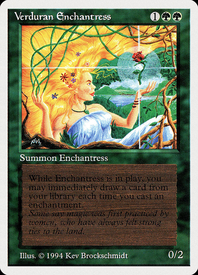 Verduran Enchantress [Summer Magic / Edgar] | Grognard Games