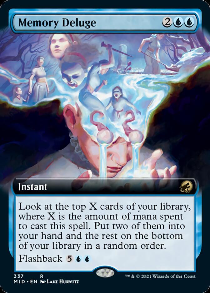 Memory Deluge (Extended) [Innistrad: Midnight Hunt] | Grognard Games