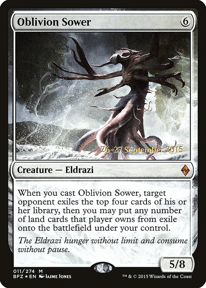 Oblivion Sower  [Battle for Zendikar Prerelease Promos] | Grognard Games