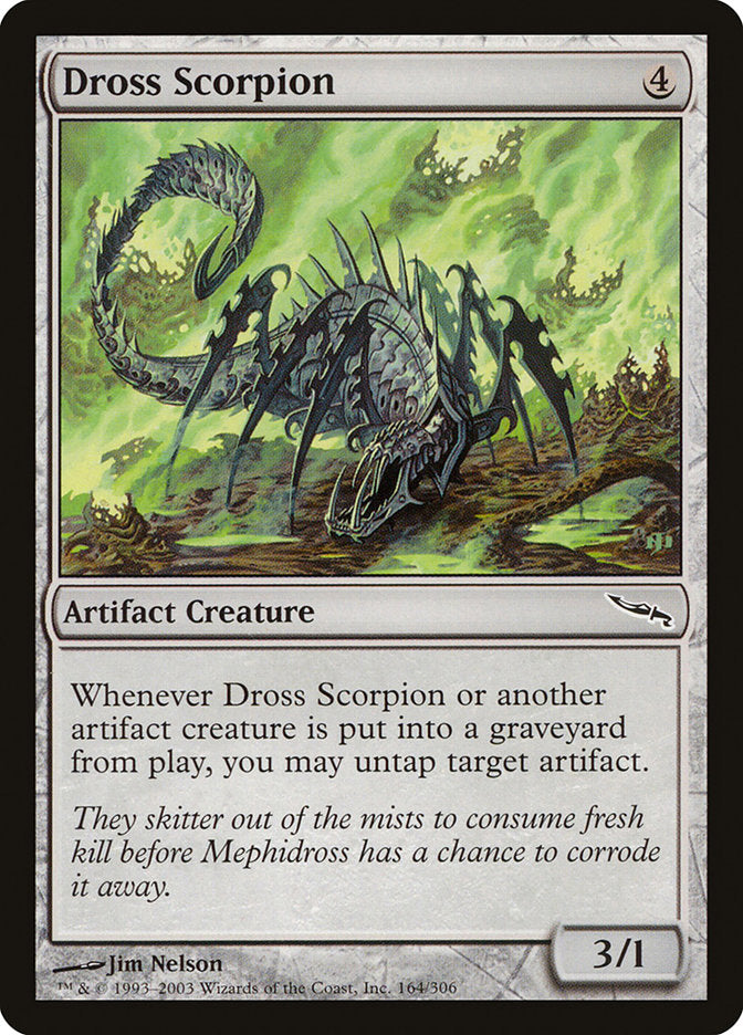 Dross Scorpion [Mirrodin] | Grognard Games