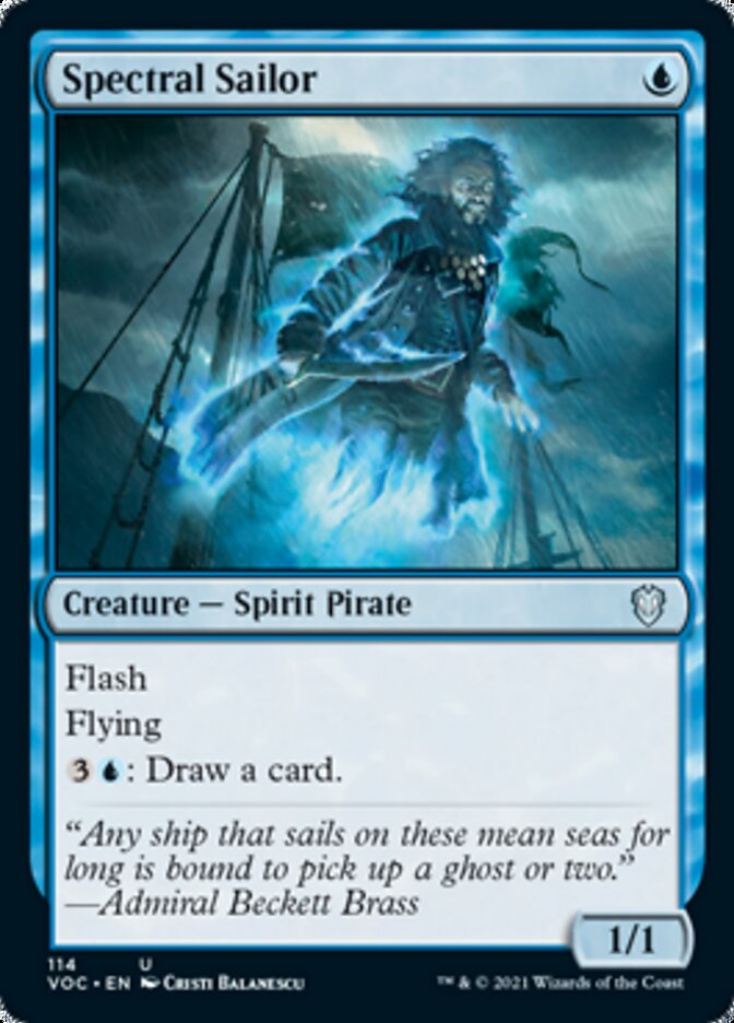 Spectral Sailor [Innistrad: Crimson Vow Commander] | Grognard Games