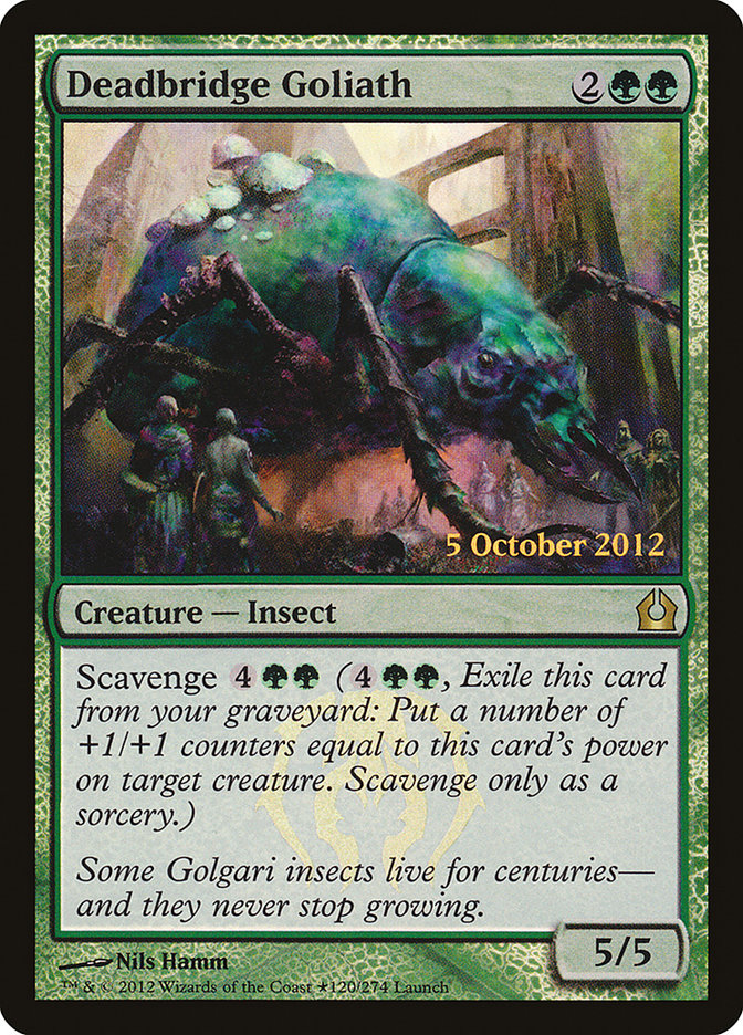 Deadbridge Goliath [Return to Ravnica Prerelease Promos] | Grognard Games