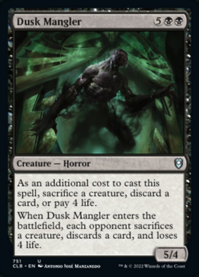 Dusk Mangler [Commander Legends: Battle for Baldur's Gate] | Grognard Games