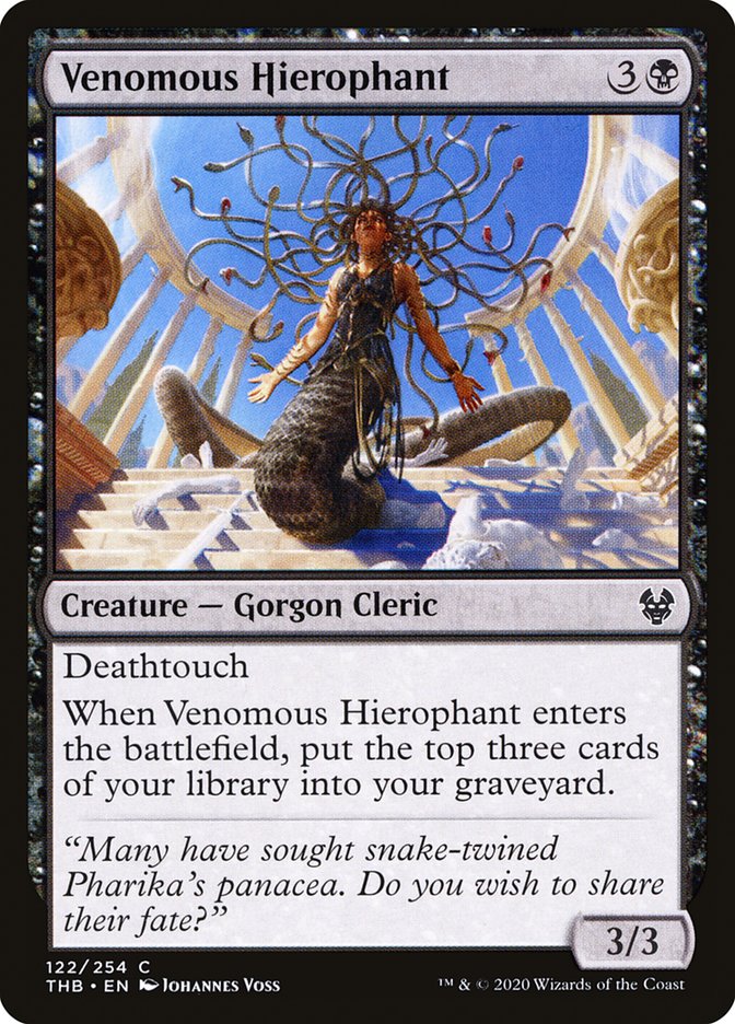 Venomous Hierophant [Theros Beyond Death] | Grognard Games