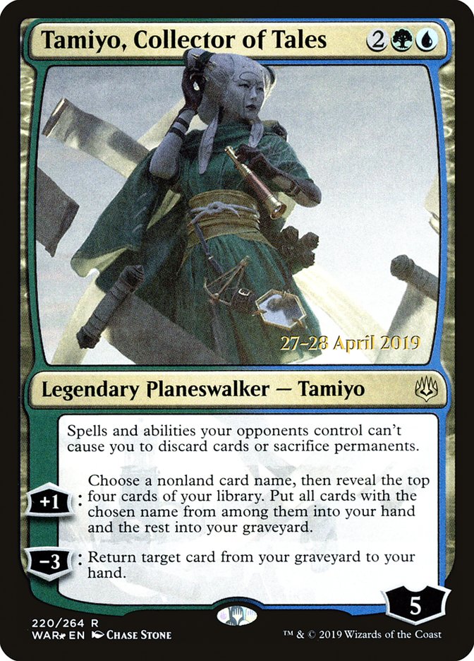 Tamiyo, Collector of Tales  [War of the Spark Prerelease Promos] | Grognard Games
