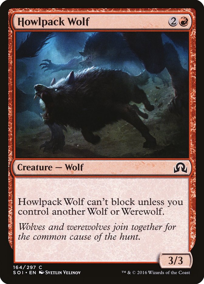 Howlpack Wolf [Shadows over Innistrad] | Grognard Games