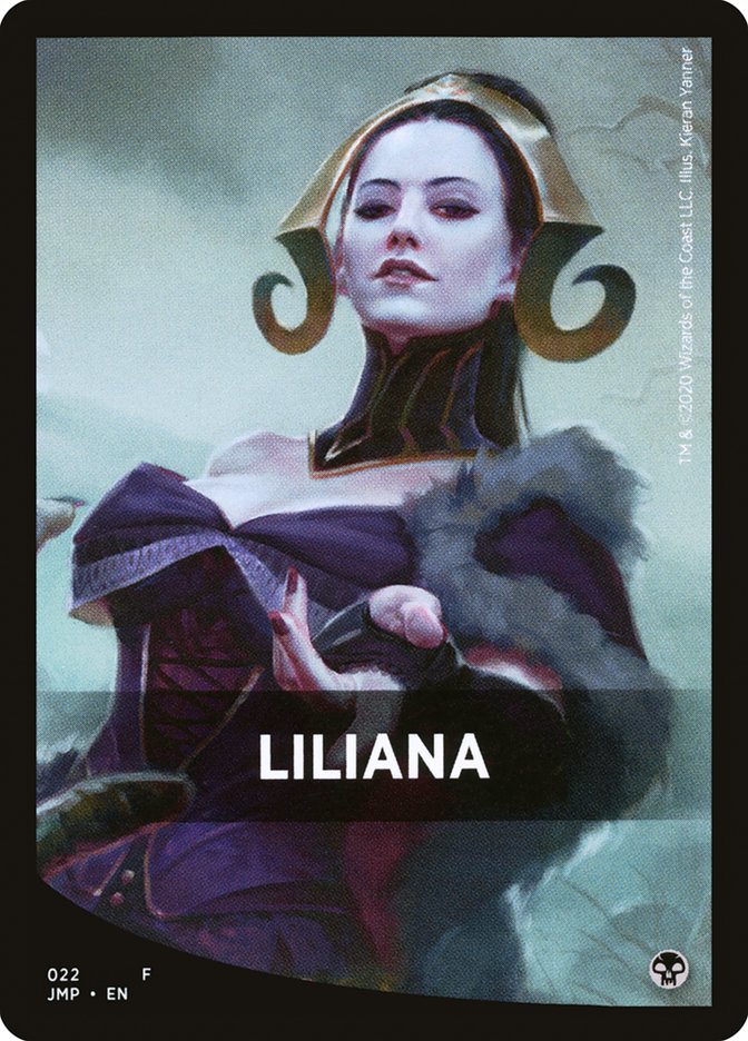 Liliana Theme Card [Jumpstart Front Cards] | Grognard Games