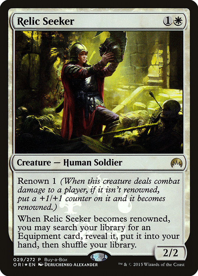 Relic Seeker (Buy-A-Box) [Magic Origins Promos] | Grognard Games