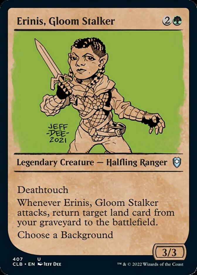 Erinis, Gloom Stalker (Showcase) [Commander Legends: Battle for Baldur's Gate] | Grognard Games