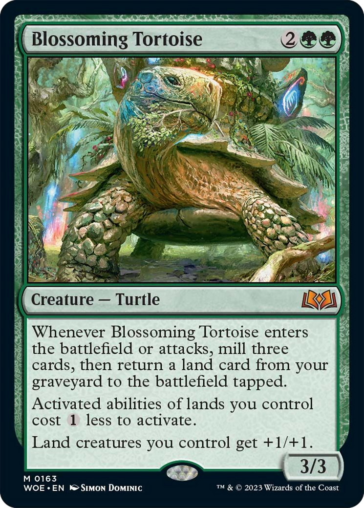 Blossoming Tortoise [Wilds of Eldraine] | Grognard Games