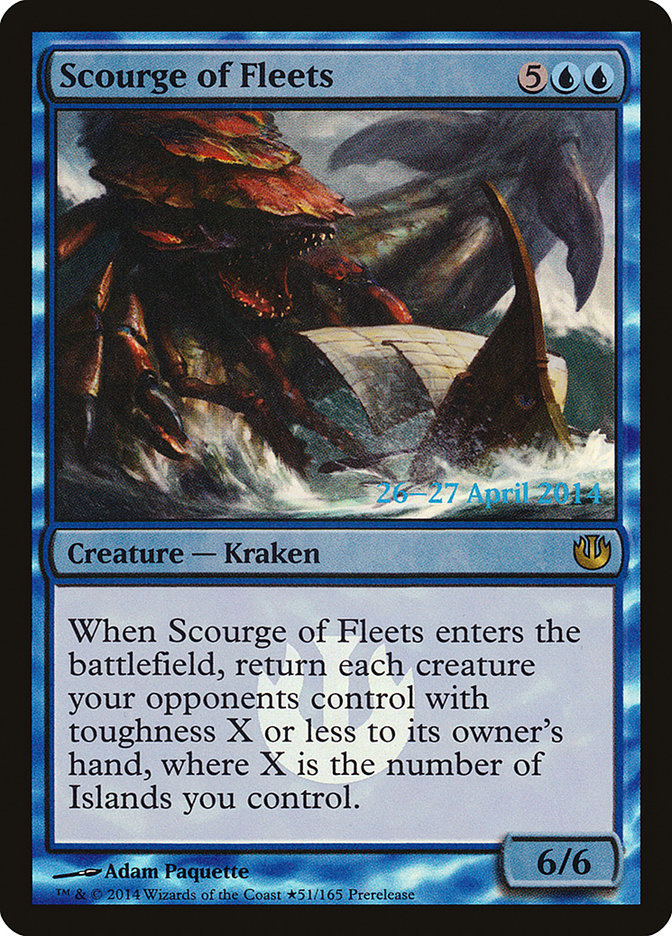 Scourge of Fleets  [Journey into Nyx Prerelease Promos] | Grognard Games