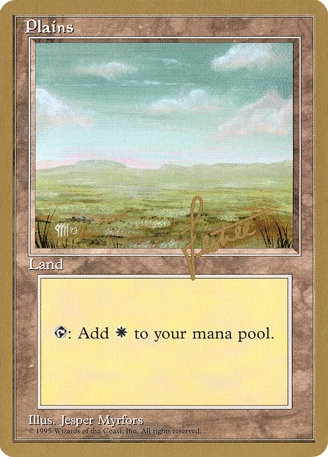 Plains (bl364) (Bertrand Lestree) [Pro Tour Collector Set] | Grognard Games